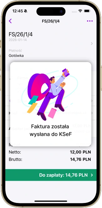Faktura do KSeF wysłana