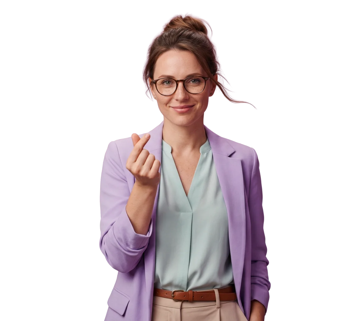 Profesjonalna księgowa w okularach – usługa IWD Comarch Betterfly