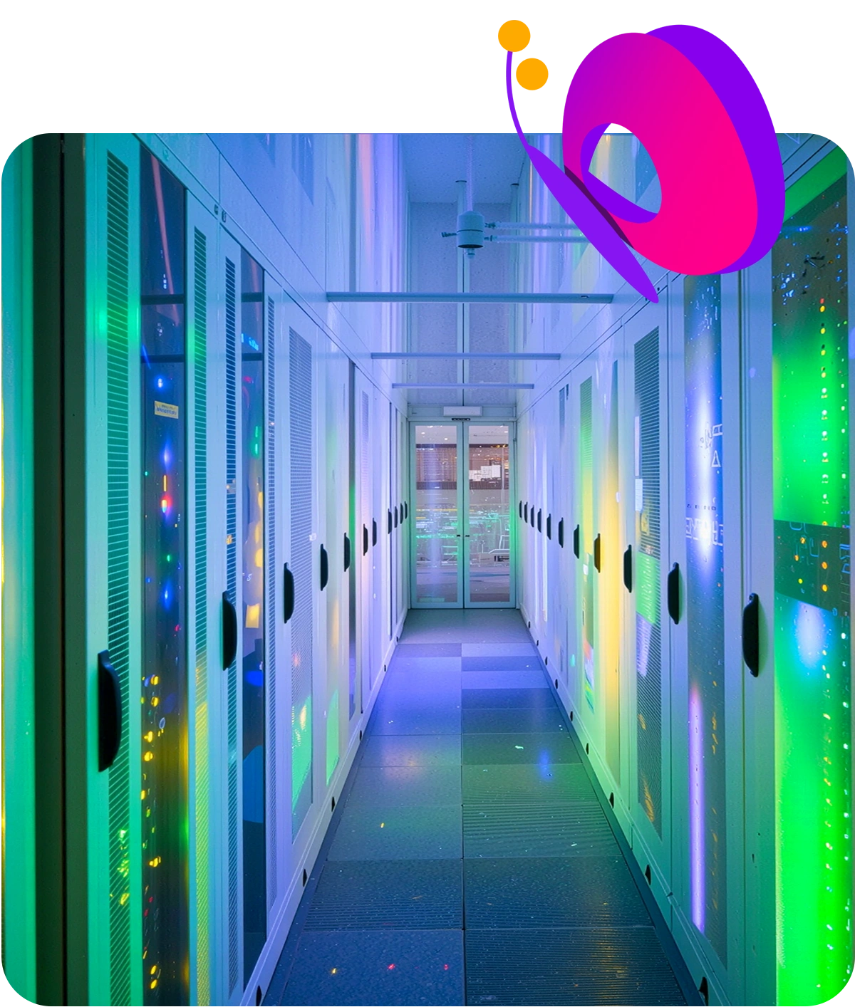 Serwerownia Comarch Data Center, w której przechowywane są dane Klientów Comarch Betterfly