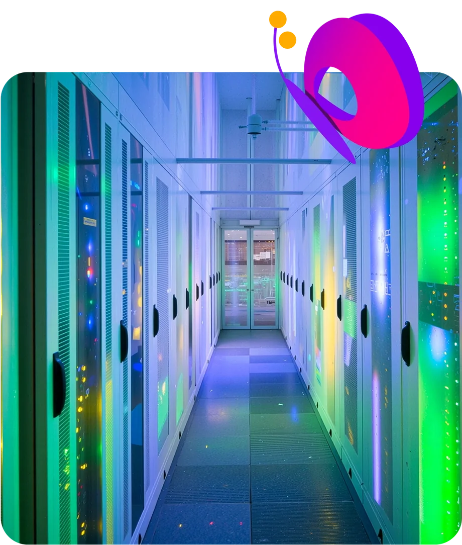 Serwerownia Comarch Data Center, w której przechowywane są dane Klientów Comarch Betterfly